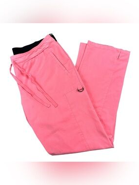 Grey’s Anatomy by Barco Scrub Pants Women’s Large Pink Spandex Stretch Cargo